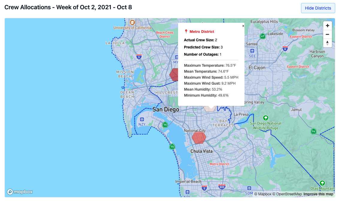 An interactive H3 map showing color-coded hazard zones.